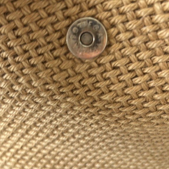 RARE Bottega Veneta Leather and Woven Jute Handbag, Authentic. European chic!! - Picture 6 of 11